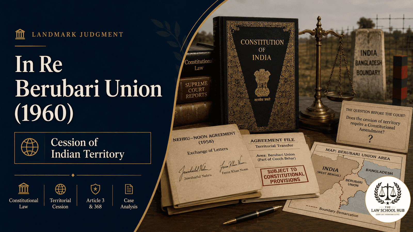 In Re Berubari Union (1960): Can India Give Away Its Territory? The Supreme Court's Historic Answer 3 In Re Berubari Union (1960): Can India Give Away Its Territory? The Supreme Court’s Historic Answer