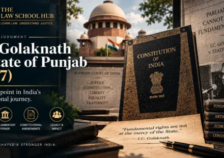 I.C. Golaknath v. State of Punjab 1967 and Parliament’s power to amend fundamental rights