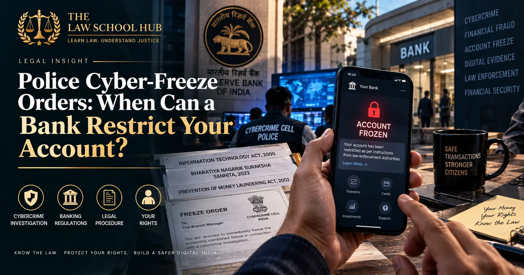 Police Cyber-Freeze Orders: When Can a Bank Restrict Your Account? 2 Police Cyber-Freeze Orders: When Can a Bank Restrict Your Account?