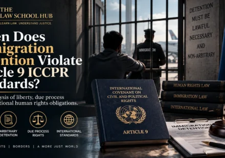 Immigration detention and Article 9 ICCPR standards on liberty and arbitrary detention