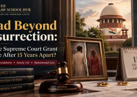 Court divorce after 15 years of separation under Article 142 in India
