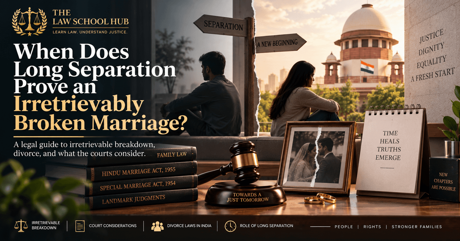 When Does Long Separation Prove an Irretrievably Broken Marriage? 1 Long separation as evidence of an irretrievably broken marriage under Indian divorce law