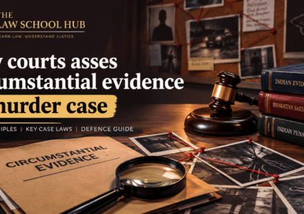 How courts assess circumstantial evidence in murder cases