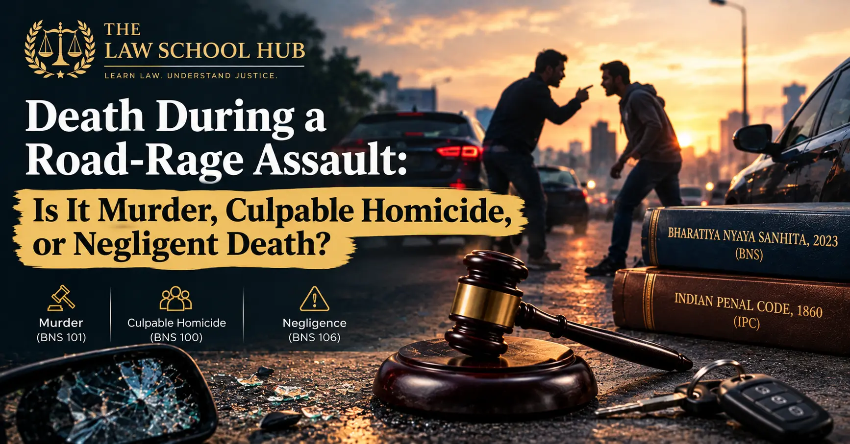 Death During a Road-Rage Assault: Murder, Culpable Homicide or Negligent Death? 1 Death during a road-rage assault: murder, culpable homicide or negligent death under BNS