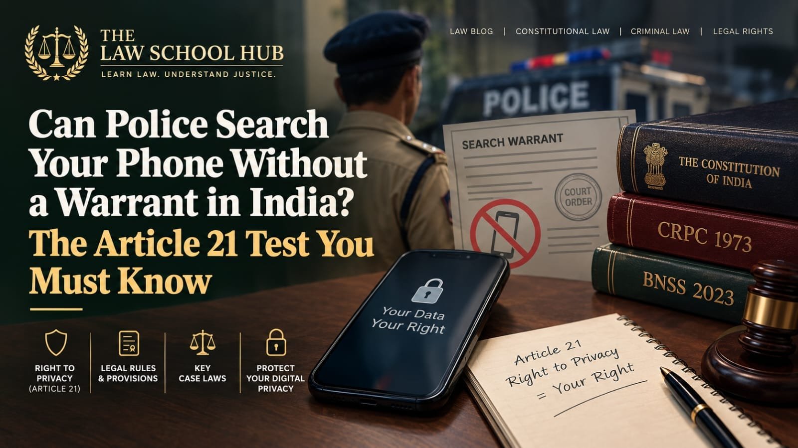 Can Police Search Your Phone Without a Warrant in India? The Article 21 Test You Must Know