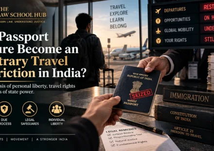 Passport seizure as a possible arbitrary travel restriction under Indian law